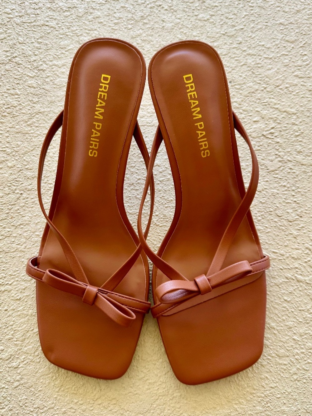 Dream Pairs Kitten Heel Mule Sandals, Size 8